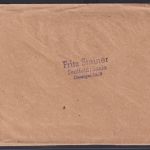 Deutsches Reich Brief Feldpost frankiert Saalfeld Thüringen n 33066 II Weltkrieg