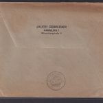 Deutsches Reich Brief 25 Pfg. Reichspräsidenten Destination Hamburg Curacao
