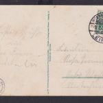 Ansichtskarte Künstlerkarte Leipzig Völkerschlachtendenkmal selt. Stempel Intern
