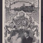 Ansichtskarte Vermählungskarte Prinzessin Elisabeth Helene v. Thurn u.Taxis