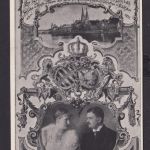 Ansichtskarte Vermählungskarte Prinzessin Elisabeth Helene v. Thurn u.Taxis