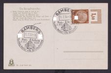 Deutsches Reich Bamberg SST Nordbayerische Kultur + Wirtschaftsschau Ausstellung