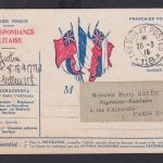 Militaria Frankreich Feldpost Karte Miltitär Krieg
