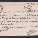 Militaria Frankreich Feldpost Karte Miltitär Krieg