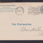 USA Postsache Washington Finanzministerium Strafe für Privatgebrauch 300 $ 1916