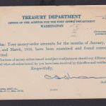 USA Postsache Washington Finanzministerium Strafe für Privatgebrauch 300 $ 1916