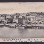 Neuseeland Colombo Ansichtskarte Auckland n Constantinopel Istanbul British Post