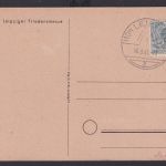 Leipzig Sachsen 1 Leipziger Friedensmesse tolle Künstler Anlasskarte SST 1947