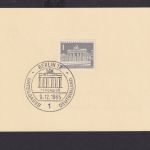 Berlin schöner SST Brandenburger Tor 11 Kongreß Unteilbares Deutschland 1965 auf