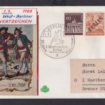 Berlin Brief 20 Jahre Berliner Postwertzeichen Philatelie Ausstellung Der Brief