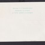 Flugpost airmail Berlin Brüssel Belgien selt Stempel Brandenburger Tor Lufthansa