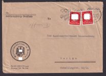 Deutsches Reich Dienst Brief mit Olympia Masch.-Stempel Polizeipräsent 191.