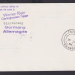 Flugpost Airmail Dekor. Frankatur Widerstandskämpfer Brandenburger Tor LH 736
