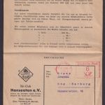 Bund AFS Absenderfreistemel Drucksache 6 Rpf auf 6-seitgem Falt - Vordruckbrief