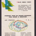 Flugpost Frankreich Französisch Polynesien Kolonien Brief tolle Klappkarte