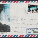 Frankreich Französisch Polynesien Brief exotischer Beleg