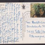 Frankreich Französisch Polynesien Brief exotischer Beleg oder Karte