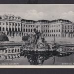 Österreich Propaganda Ansichtskarte Wien Schlosshof Fontäne selt. SST 15.3.1933