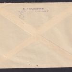 Bund Brief EF 266 Ballin Maschin.Werbestempel Schweinfurt Adler nach München