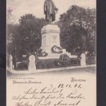 Ansichtskarte Breslau Schlesien Bismarck Denkmal nach Tegel Berlin Verlag Fabian
