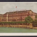 Ansichtskarte Hamburg Hotel Atlantic Alster Landungssteg nach Chicago USA