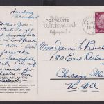 Ansichtskarte Hamburg Hotel Atlantic Alster Landungssteg nach Chicago USA