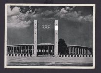Ansichtskarte Berlin Reichssportfeld Reichswettkämpfe der SA 1939 nach Hersfeld