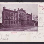 Ansichtskarte Bahnpost Aschersleben Wittenberg Zug 681 Aschersleben Sachsen