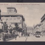 Ansichtskarte Mainz Rheinland Pfalz Ludwigsstrasse Gutenberg Denkmal