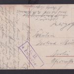 Ansichtskarte Bingen Rheinland Pfalz Rhein Künstlerkarte Feldpost nach Berlin