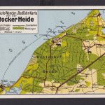 Ansichtskarte Rostocker Heide Mecklenburg Vorpommern Auto Wander Radfahr Karte