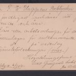 Finnland Brief MEF 5 Pen mit inter. Stempel auf Postkarte 1904