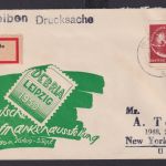 DDR R Brief EF 272 aus Block 7 Debria Briefmarken Austellung