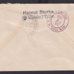 DDR R Brief EF 272 aus Block 7 Debria Briefmarken Austellung