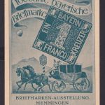Philatelie Bizone Brief 100Jahre Briefmarken Bayern tolle Anlaßkarte Memmingen