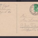 Philatelie Bizone Brief 100Jahre Briefmarken Bayern tolle Anlaßkarte Memmingen