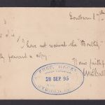 Australien New South Wales Ganzsache 1p Jubiläum 1p violett Goulburn n. Sydney