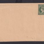 Leeward Inseln Ganzsache Streifband Queen Victoria 1/2 pence