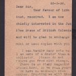Briefmarken Jamaika Ganzsache 1d King Georg mit Absenderprägung Adrian Depass