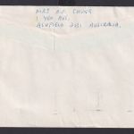 Australien Brief Weihnachten 1980 Madonna and Child