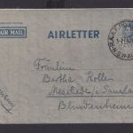 Australien Übersee Ganzsache K1 RAAF PO LINDFIELD New Sout Wales Meschede Sauer