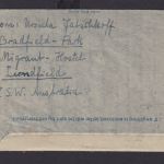 Australien Übersee Ganzsache K1 RAAF PO LINDFIELD New Sout Wales Meschede Sauer