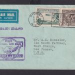 Flugpost airmail Australien Brief Sydney SECTION GPO East Orange New Jersey