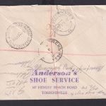Australien R Brief Torrensvill South Australia Düsseldorf via Adelaide 1954