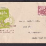 Briefmarken Australien Brief Selbstverwaltung Neusüdwales als FDC n Otjiwarongo