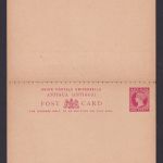 Briefmarken Britische Kolonien Antigua Ganzsache Queen Victoria Frage & Antwort