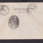Trinidat & Tobago R Brief MIF Krönung King Georg & Queen Elisabeth New York USA