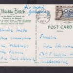 Bahamas Queen Elisabeth Sport Olympia Aufdruck 8 Pence auf 1 Shilling auf Foto