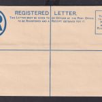 Bahamas Ganzsache Einschreibeumschlag EU 4 p postal stationery