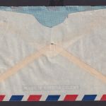 Sarawak Malaysia Flugpost Brief MIF 10 + 50 cts, nach Husum Nordsee Insel Borneo